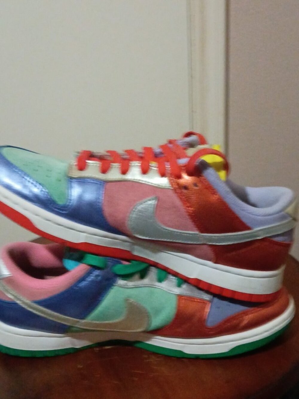 Nike Dunk Low Sunset Pulse Shoes Womens Size 9 Multicolor Sneakers DN0855-600 - Picture 11 of 13